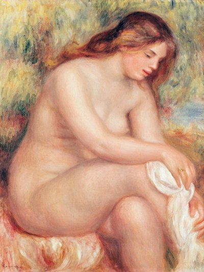Baigneuse se séchant, vers 1910 - Pierre Auguste Renoir