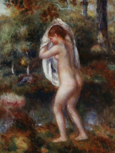 Baigneur se déshabillant, 1897 - Pierre Auguste Renoir