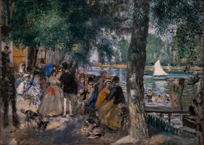 Baignade sur la Seine (La Grenouillère) - Pierre Auguste Renoir