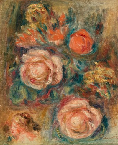 Bouquet de roses - Pierre Auguste Renoir