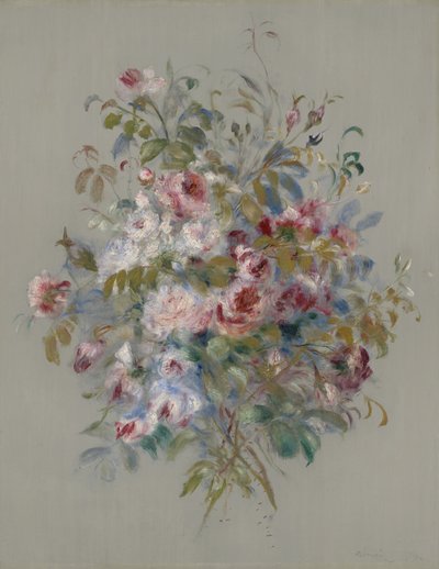 Bouquet de roses, 1879 - Pierre Auguste Renoir