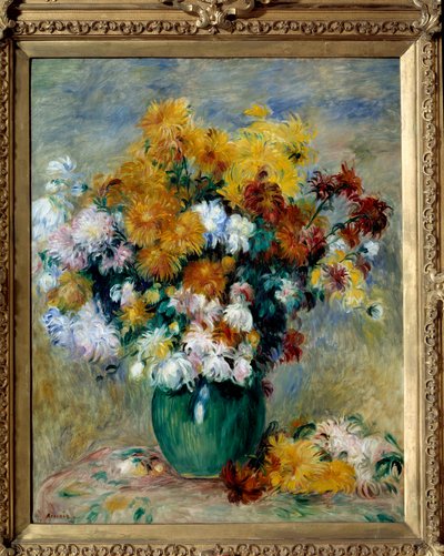 Bouquet de chrysanthèmes - Pierre Auguste Renoir