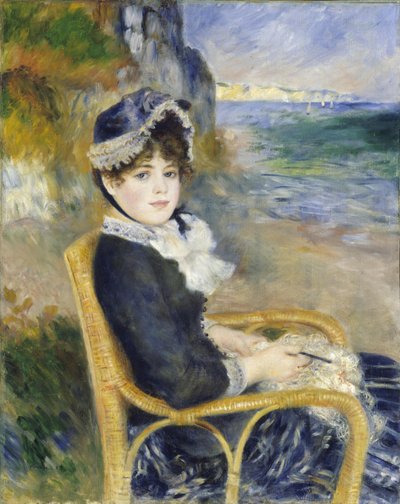 Au bord de la mer - Pierre Auguste Renoir