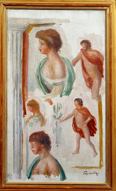 Personnages de la Tragédie Antique - Pierre Auguste Renoir