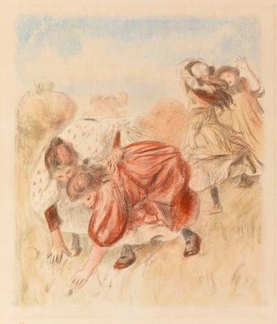 Enfants jouant à la balle - Pierre Auguste Renoir