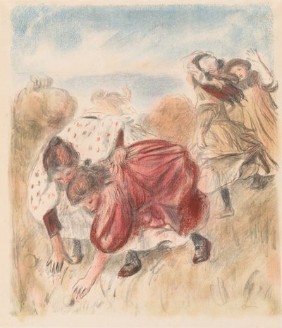 Enfants jouant à la balle, 1900 - Pierre Auguste Renoir