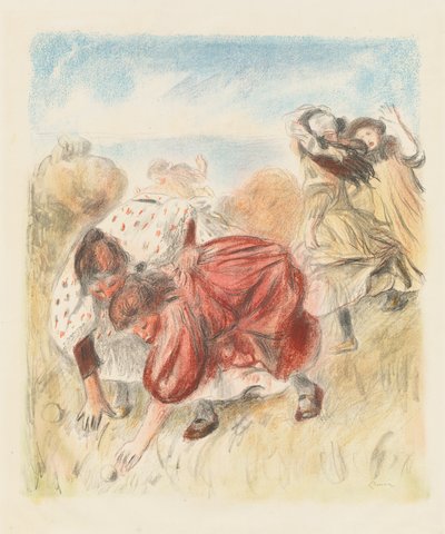 Enfants jouant à la balle - Pierre Auguste Renoir