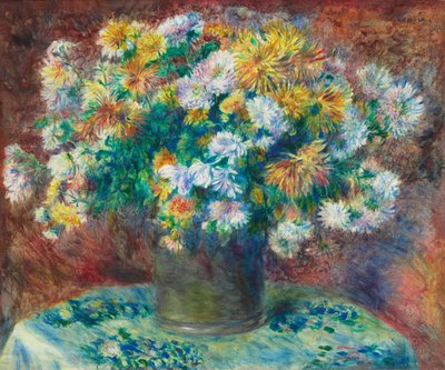 Chrysanthèmes - Pierre Auguste Renoir