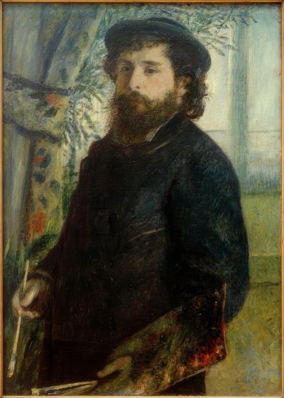 Claude Monet en train de peindre - Pierre Auguste Renoir