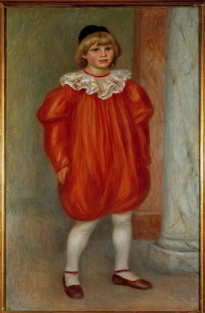Claude Renoir en clown - Pierre Auguste Renoir