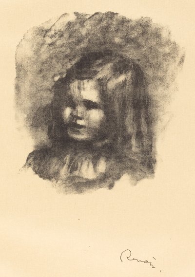 Claude Renoir, tourné à gauche, 1904 - Pierre Auguste Renoir