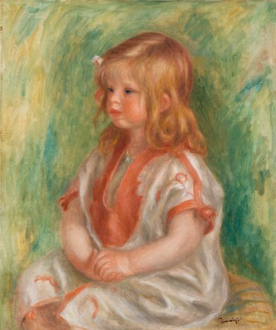 Claude en chemise arabe - Pierre Auguste Renoir