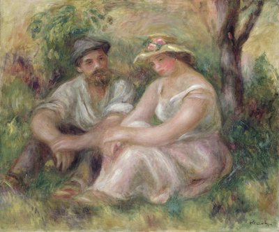Conversation - Pierre Auguste Renoir