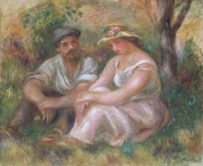 Conversation, 1912 - Pierre Auguste Renoir