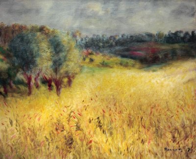 Le champ de blé - Pierre Auguste Renoir