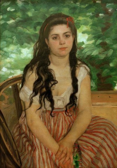 En été, étude - Pierre Auguste Renoir