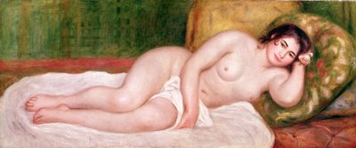 Femme nue sur un canapé - Pierre Auguste Renoir
