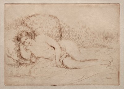 Femme nue couchée, 1906 - Pierre Auguste Renoir
