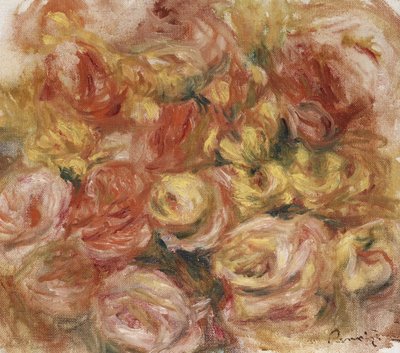 Esquisse de fleurs, vers 1914 - Pierre Auguste Renoir