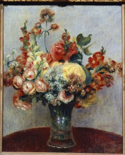 Fleurs dans un vase - Pierre Auguste Renoir