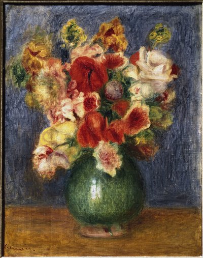 Fleurs dans un vase - Pierre Auguste Renoir