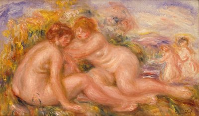 Quatre baigneurs - Pierre Auguste Renoir