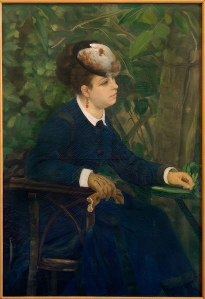 Femme dans le jardin - Pierre Auguste Renoir