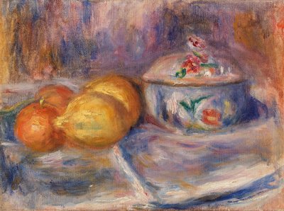 Fruits et bonbonnière - Pierre Auguste Renoir