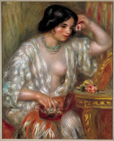 Gabrielle avec des bijoux : Gabrielle Renard, nourrice du fils de l