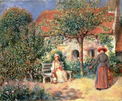 Scène de jardin en Bretagne (c.1886) - Pierre Auguste Renoir