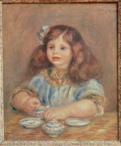 Geneviève Bernheim de Villers. 1910 (huile sur toile) - Pierre Auguste Renoir