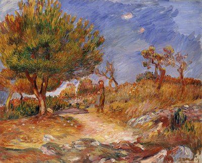 Jeune Fille sur le Sentier, vers 1882-83 - Pierre Auguste Renoir