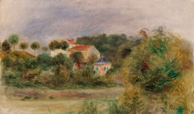 Maisons dans un parc - Pierre Auguste Renoir