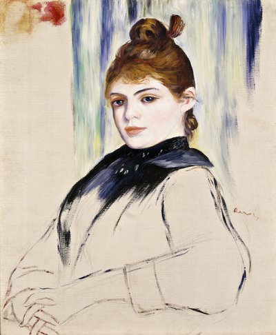 Jeune fille au chignon - Pierre Auguste Renoir