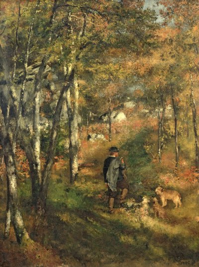 Jules Le Coeur dans la forêt de Fontainebleau - Pierre Auguste Renoir
