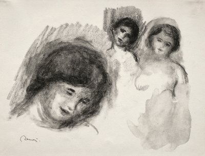 La Pierre aux trois croquis - Pierre Auguste Renoir