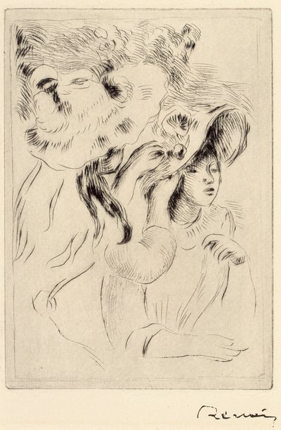 Le Chapeau Epignele - Pierre Auguste Renoir