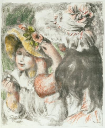 Le chapeau épinglé - Pierre Auguste Renoir