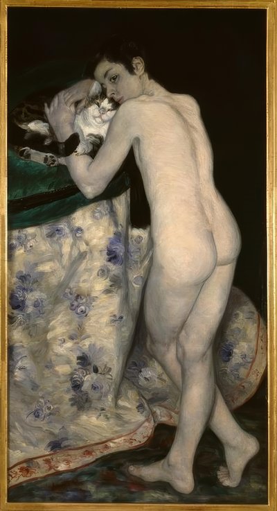 Le jeune garçon au chat - Pierre Auguste Renoir