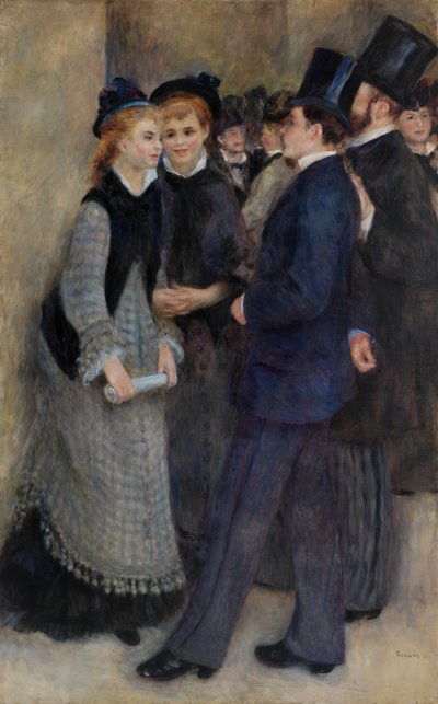 La Sortie du conservatoire - Pierre Auguste Renoir