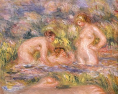 Les baigneuses - Pierre Auguste Renoir