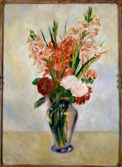 Les glaïeuls - Pierre Auguste Renoir