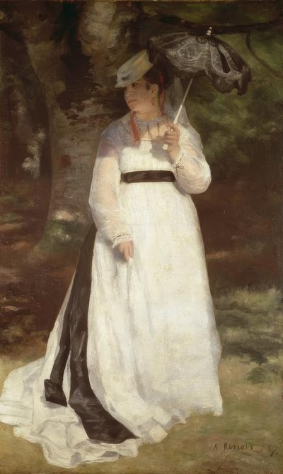 Lise avec un parasol - Pierre Auguste Renoir