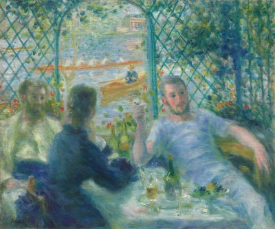 Déjeuner au Restaurant Fournaise Le Déjeuner des Rameurs, 1875 - Pierre Auguste Renoir