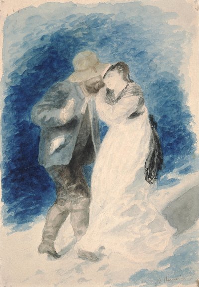 M. Jules Le Coeur et Mlle. Clemence Trehot - Pierre Auguste Renoir