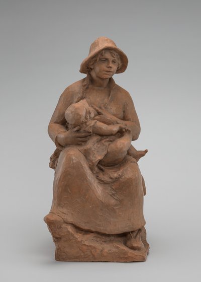 Maternité : Madame Renoir et son fils, vers 1916 - Pierre Auguste Renoir