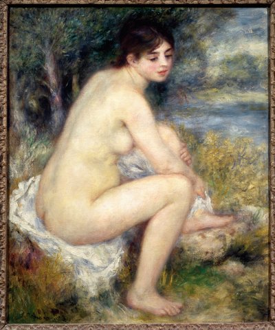 Femme nue dans un paysage - Pierre Auguste Renoir