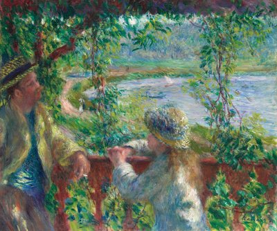 Près du lac - Pierre Auguste Renoir