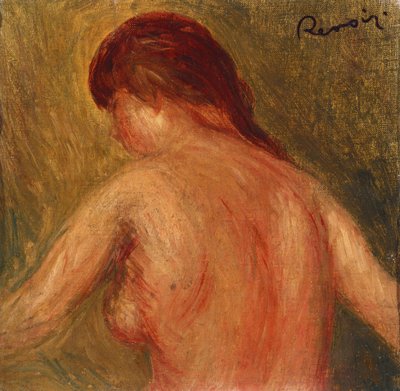 Torso féminin nu, de dos - Pierre Auguste Renoir