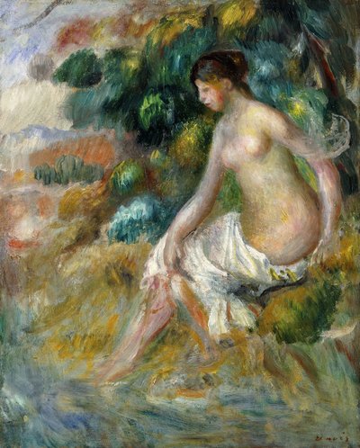 Nu dans la Verdure - Pierre Auguste Renoir